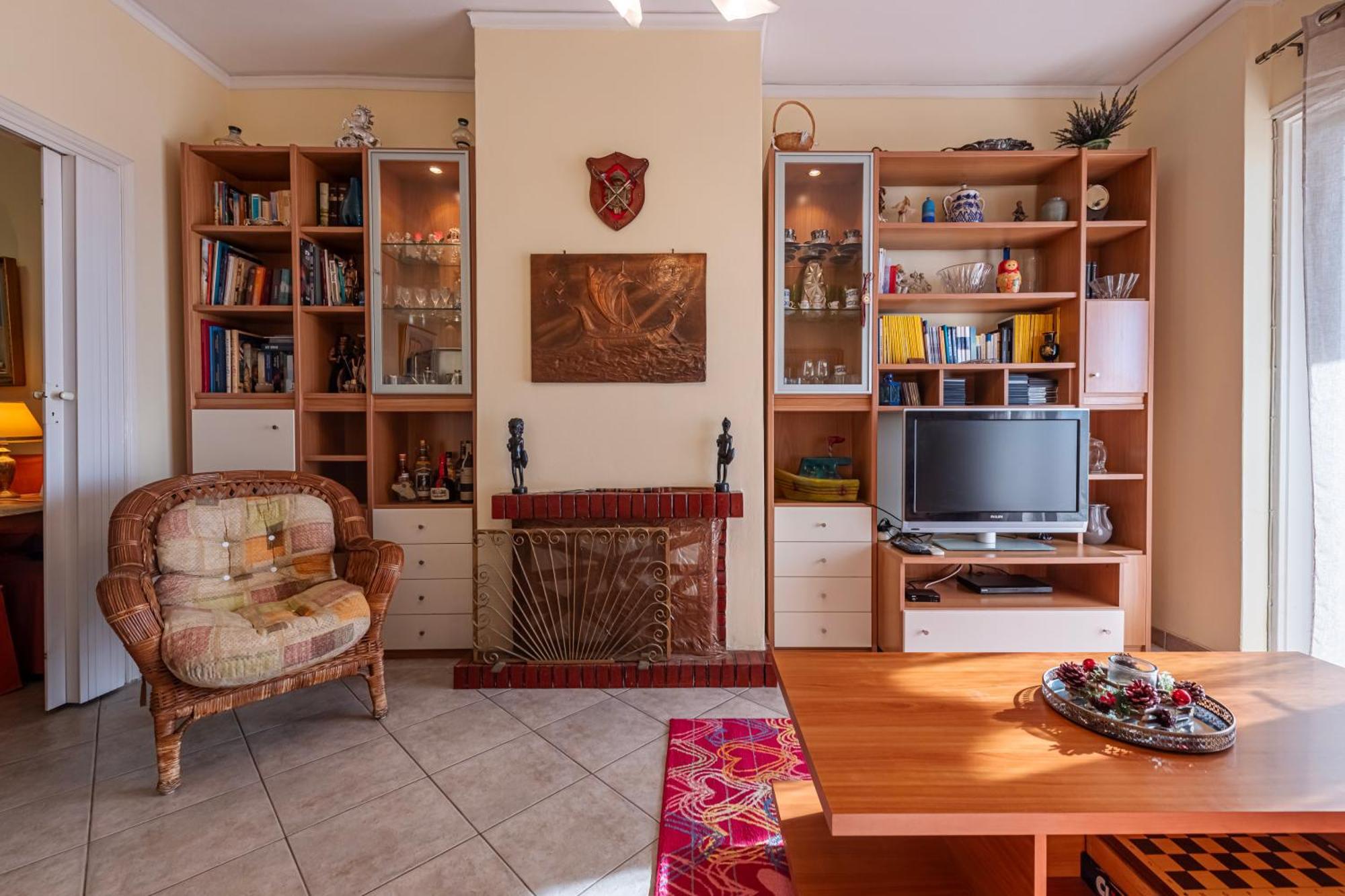 Sea View Apartment 100M From The Beach Saronida Exterior photo